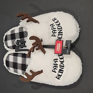 Jammies for Families Men's Christmas Slippers